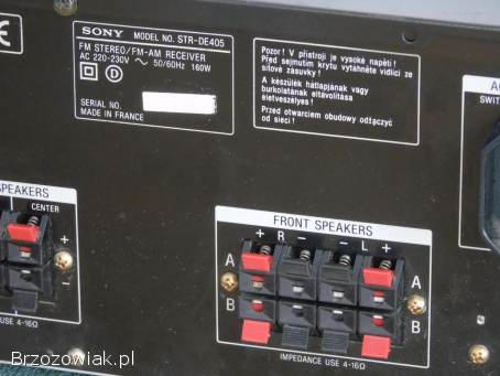Amplituner Sony STR-DE405 RDS sprawny i mocny 2x 120 wat.  DOSTAWA