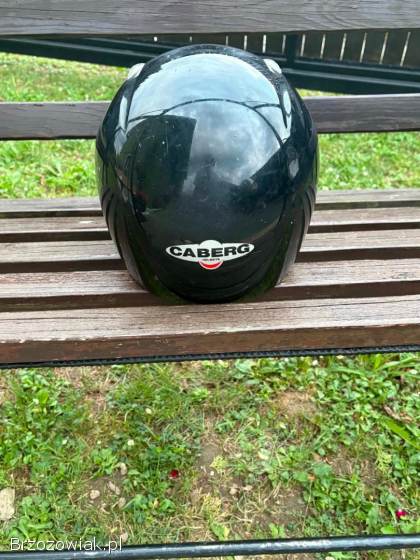 Kask motocyklowy pełny CABERG Classico czarny połysk
