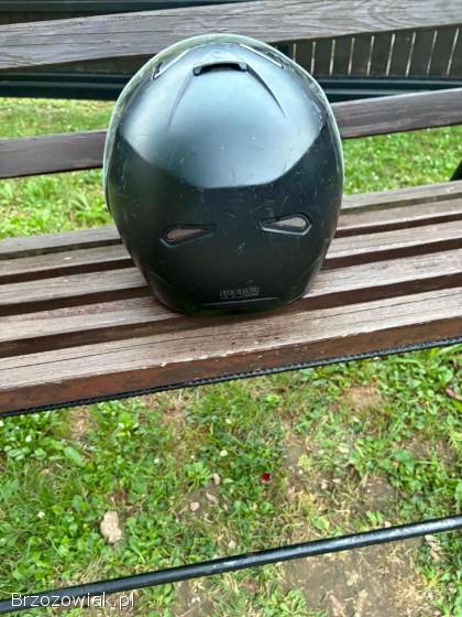 Kask szczękowy czarny mat Funkcja kasku otwartego XL