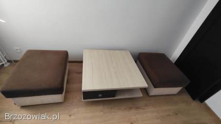 Stolik ława stół pufy fotele