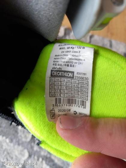 Rolki łyżworolki 29 32 ochraniacze XS kask