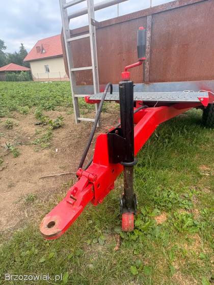 Przyczepa z kiprem do tyłu jednoosiowa