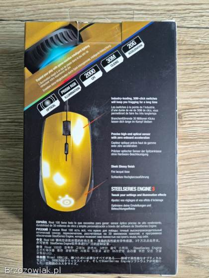 Myszka SteelSeries Rival 100 / Alchemy Gold / RGB / Limited Edition