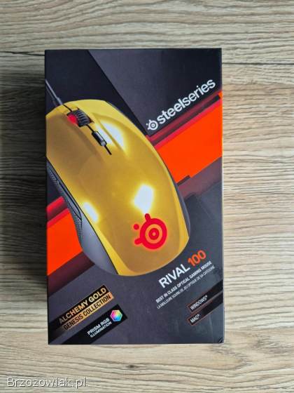 Myszka SteelSeries Rival 100 / Alchemy Gold / RGB / Limited Edition