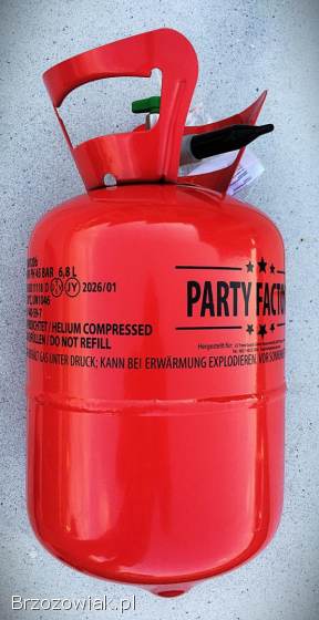 Butla po helu 6,  8l