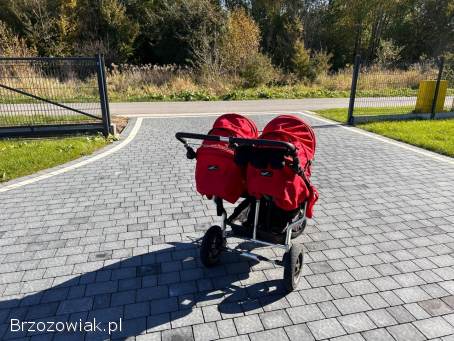 Wózek bliźniaczy / rok po roku TFK Twin (2w1: Spacerówka + 2x Gondola) + MEGA ZE