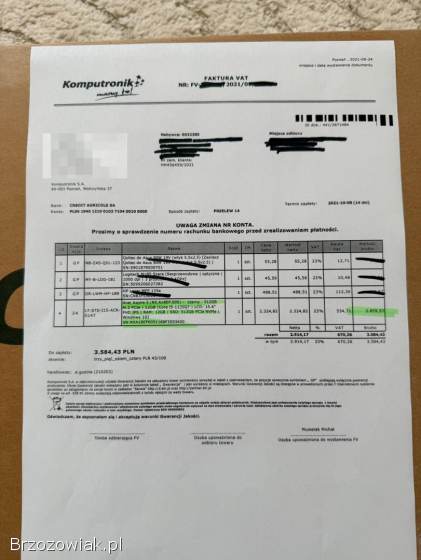 Laptop Acer 15.  6 cala