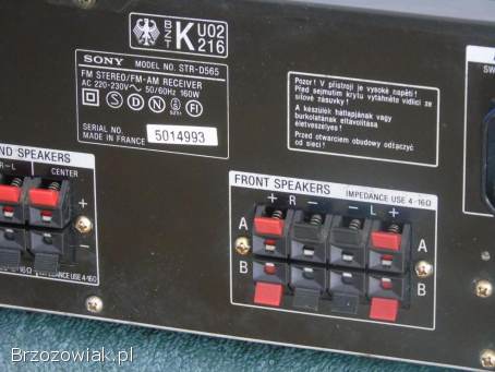 Amplituner Sony STR-D565 RDS mocny i sprawny.  DOSTAWA