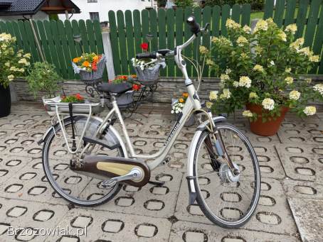 Rower elektryczny Gazelle Innergy – holenderski,  wygodny i solidny