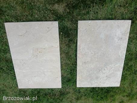 Płyty trawertynowe zewnętrzne 3 cm 9 sztuk