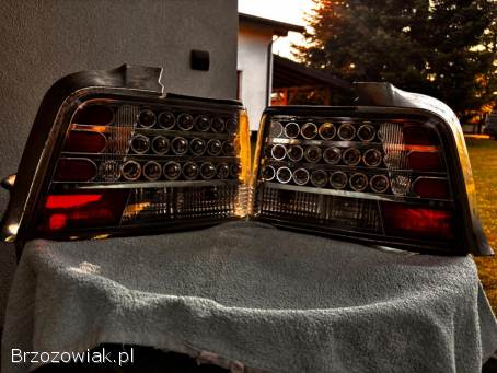 BMW E36 – Lampy przód i tył Angel Eyes LED Chrom Komplet