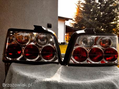 BMW E36 – Lampy przód i tył Angel Eyes LED Chrom Komplet