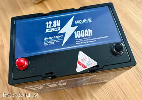 Akumulator bateria LiFePO4 100Ah magazyn energii kamper przyczepa łódka blaszak