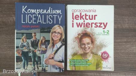 Sprzedam książki do szkoły średniej,  liceum