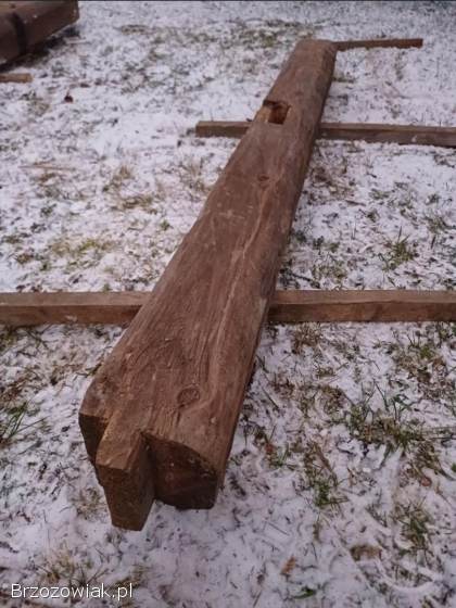 Belki drewniane z rozbiórki 100 letniej stodoły.