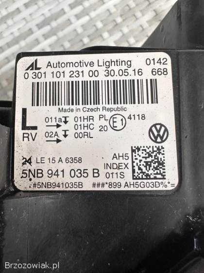 VW Tiguan II 5NA Lampa Lewa FULL LED Oryginał 5NB941035B
