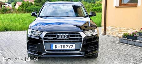 Audi Q3 2,  0TDI 150KM QUATTRO,  4X4,  NAVI,  xenon,  led tylko 180tys km,  2015