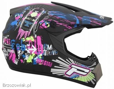 Kaski Crossowe na Quada,  hulajnogę,  crossa,  rower / fullface / Różne kolory