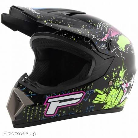 Kaski Crossowe na Quada,  hulajnogę,  crossa,  rower / fullface / Różne kolory
