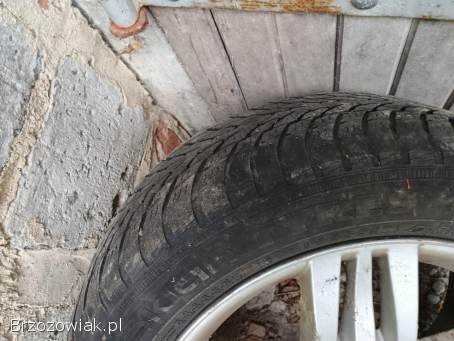 Felgi aluminiowe Renault 4x100 opony zimowe Dębica Nokian