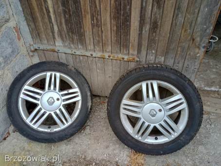 Felgi aluminiowe Renault 4x100 opony zimowe Dębica Nokian