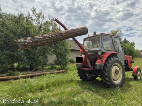 Dźwig żuraw podnośnik ramię do ciągnika + kleszcze i haki gratis