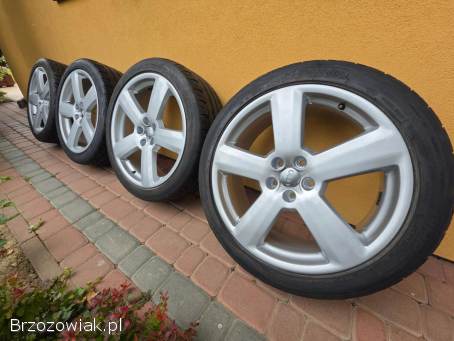 Felgi alufelgi koła audi 19 cali 5x112 et 35 łopaty + opony letnie 245 40 19