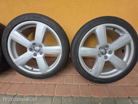 Felgi alufelgi koła audi 19 cali 5x112 et 35 łopaty + opony letnie 245 40 19