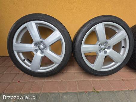 Felgi alufelgi koła audi 19 cali 5x112 et 35 łopaty + opony letnie 245 40 19