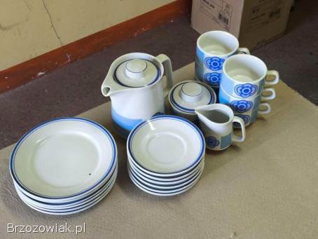 Zestaw porcelanowy kawowy z czasów PRL Lubiana