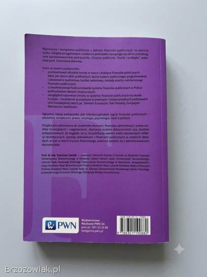 Książka Finanse publiczne.  Współczesne ujęcie – Stanisław Owsiak (PWN)