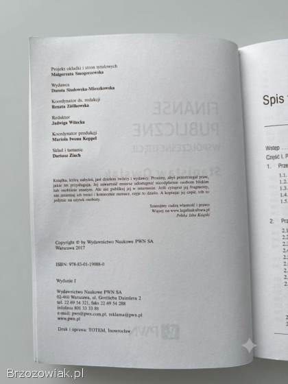 Książka Finanse publiczne.  Współczesne ujęcie – Stanisław Owsiak (PWN)
