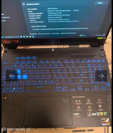 Laptop ASUS TUF Gaming A15,  Ryzen 7,  RTX 4060,  16GB DDR5,  SSD