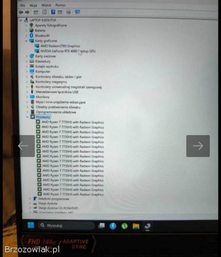 Laptop ASUS TUF Gaming A15,  Ryzen 7,  RTX 4060,  16GB DDR5,  SSD
