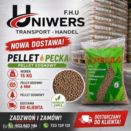 Sprzedam Pellet sosnowy,  dębowy różne rodzaje dostawa do klienta