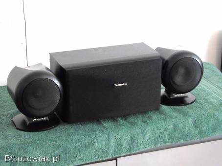 Kolumny Technics centralna i surondy sprawne.  WYSYŁKA.