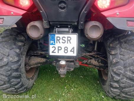 Quad 4 x 4 polaris 800 cm dwa tłoki zarejestrowany i ubezpieczony