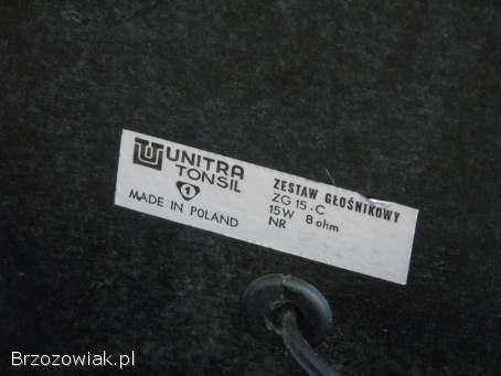 Kolumny Tonsil ZG-15 sprawne i ładne.  Vintage.  DOSTAWA