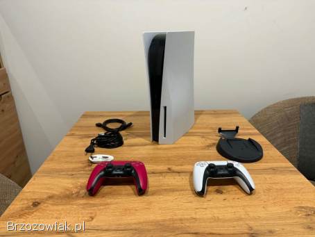 Okazja!  Konsola PS5 z napędem + 2 pady!  Playstation 5!  Super Stan!