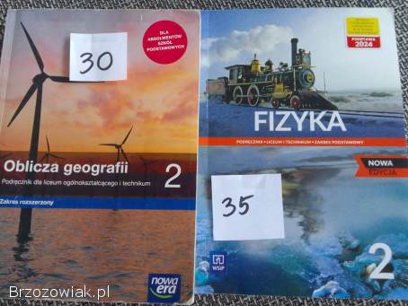Sprzedam podreczniki liceum i technikum