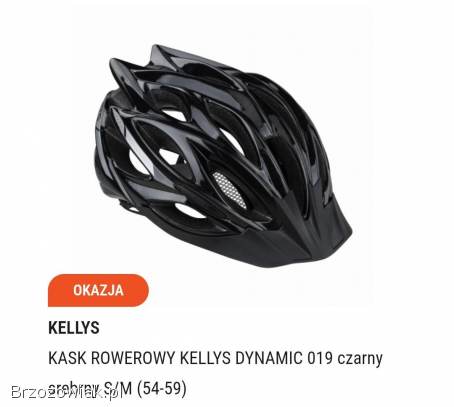 Duży wybór kasków rowerowych.  Zapraszam.