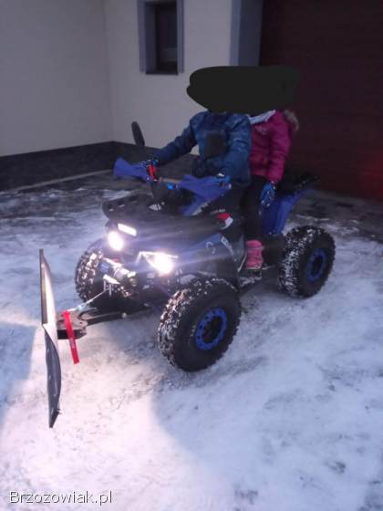 JAK NOWY quad miklion 125 AUTOMAT z pługiem i hakiem