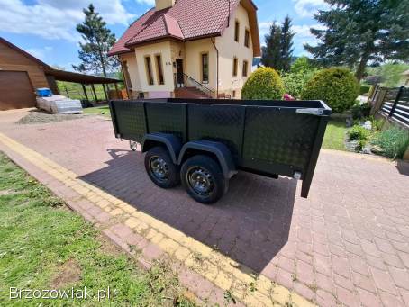 Przyczepka 2 osiowa typu sam,  bardzo mocna