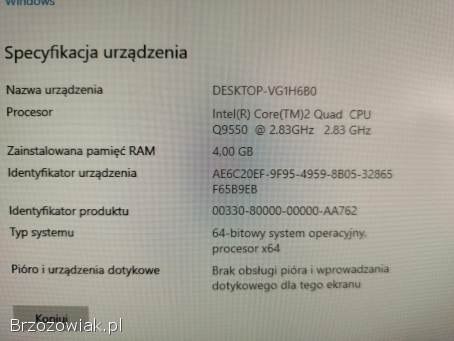 Komputer stacjonarny Dell Vostro 230 i monitor 24 cale Philips