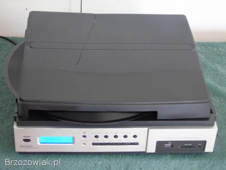 Gramofon igła radio USB mp-3 REC AUX wzmacniacz głośniki.  DOSTAWA