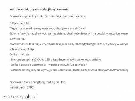 Duża podświetlana cyfra „0”