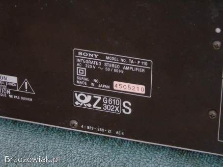 Wzmacniacz Sony TA-F110 sprawny i mocny.  DOSTAWA