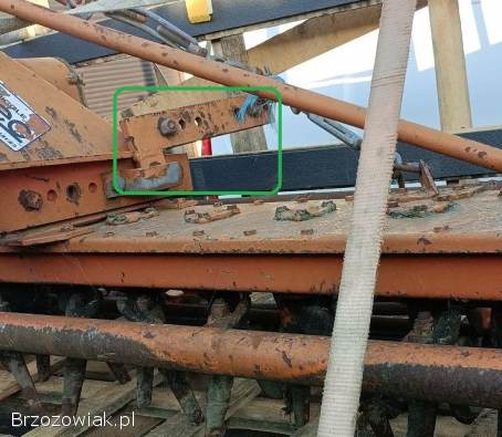 Brona wirowa aktywna 3m rotavator wał strunowy ze sprzęgłem