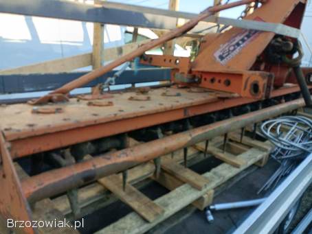 Brona wirowa aktywna 3m rotavator wał strunowy ze sprzęgłem