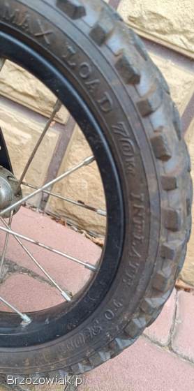 Rowerek dziecięcy typu BMX dla dzieci w wieku 3–5 lat + prowadnik